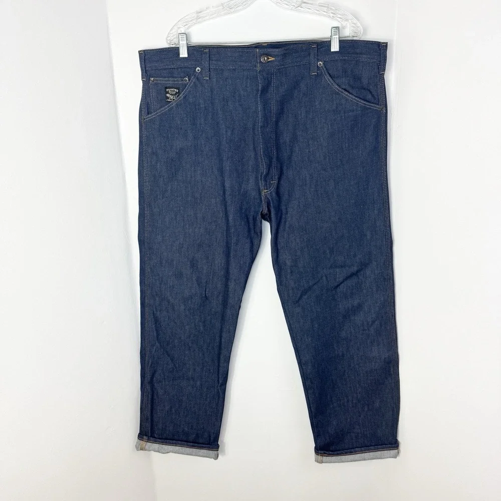 Pointer Brand L.C. King Jeans Mens 40x30 Cone Mills White Oak Denim USA Workwear
